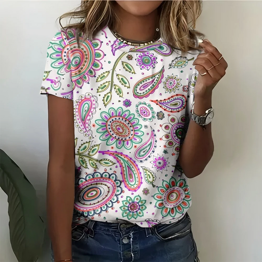 T-shirt Bohème Chic et Confortable