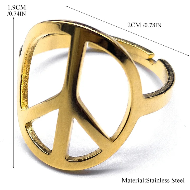 Bague Peace & Love, Symbole de Paix
