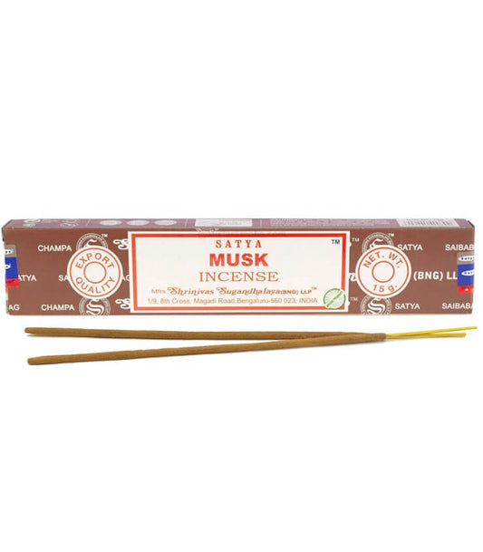 Encens MUSC - Encens Satya  – L'intensité douce d'un parfum intemporel