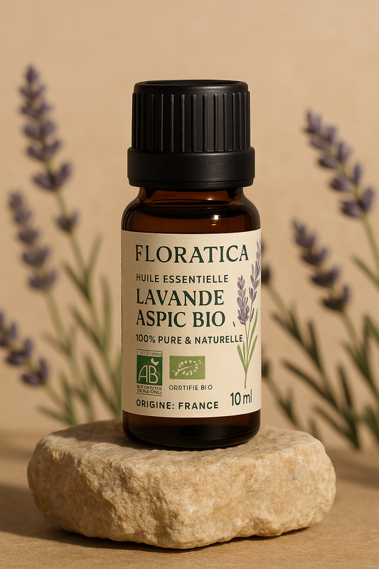 Huile essentielle Lavande aspic - Stress, agitation mentale, sommeil difficile - Huile essentielle bio