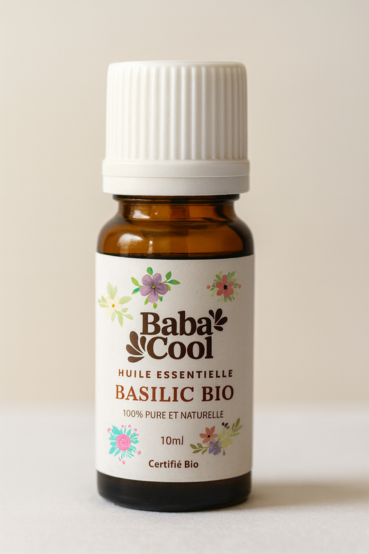 Huile essentielle BASILIC BIO - Ocimum Basilicum - Huile essentielle 10ml