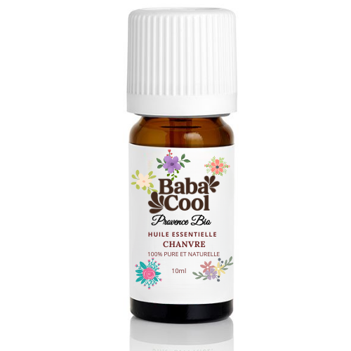 Huile essentiele de CHANVRE - Cannabis Sativa - BabaCool