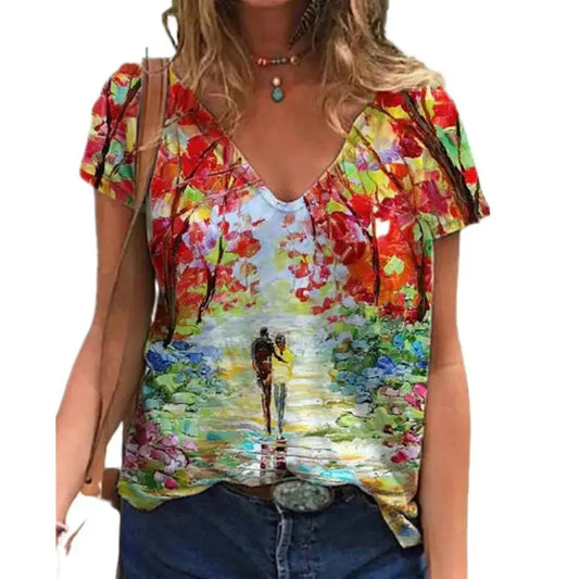 T-Shirt Femme Bohème Chic